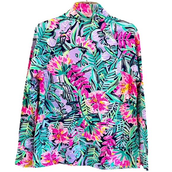 Lilly Pulitzer Skipper Popover Multi Slathouse Soirée M NWT - Picture 3 of 10